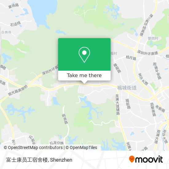 富士康员工宿舍楼 map