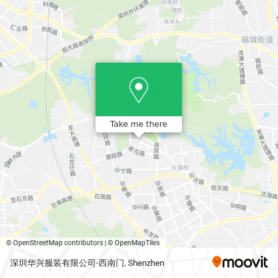深圳华兴服装有限公司-西南门 map