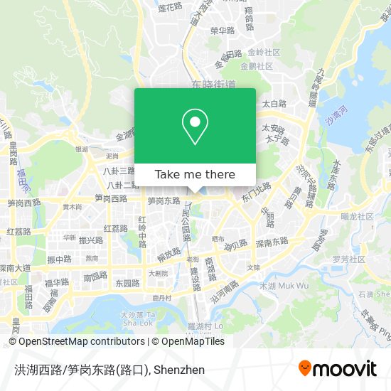 洪湖西路/笋岗东路(路口) map