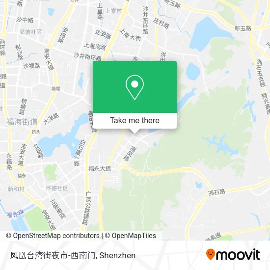 凤凰台湾街夜市-西南门 map