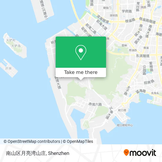 南山区月亮湾山庄 map