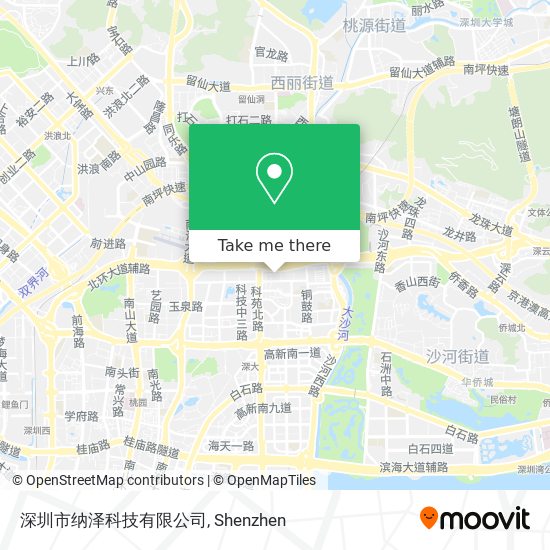 深圳市纳泽科技有限公司 map
