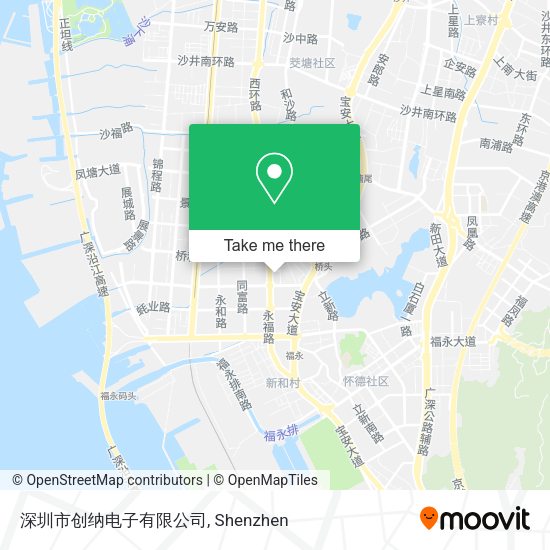 深圳市创纳电子有限公司 map