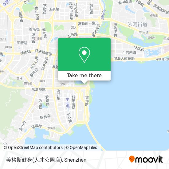 美格斯健身(人才公园店) map