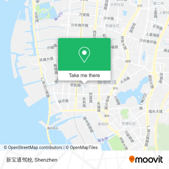 新宝通驾校 map