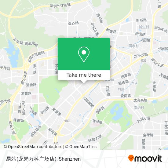 易站(龙岗万科广场店) map