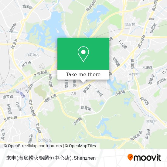 来电(海底捞火锅麟恒中心店) map