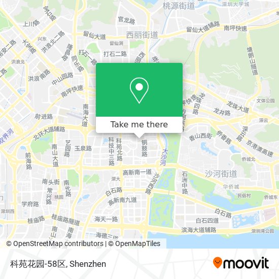 科苑花园-58区 map