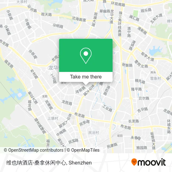 维也纳酒店-桑拿休闲中心 map