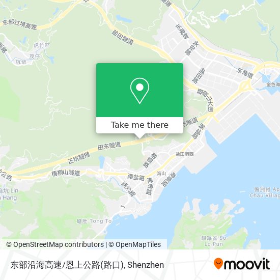 东部沿海高速/恩上公路(路口) map