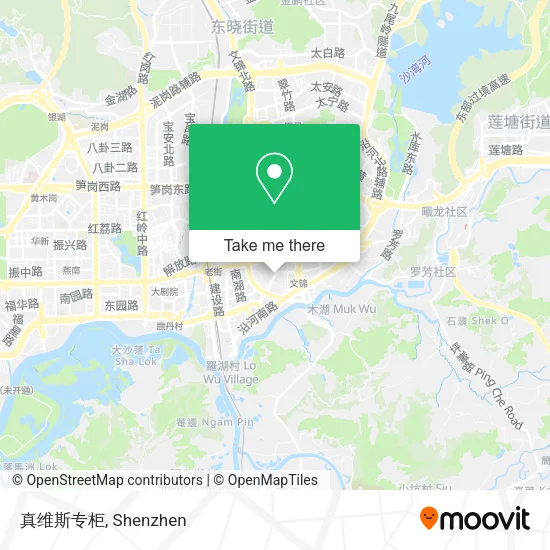 真维斯专柜 map