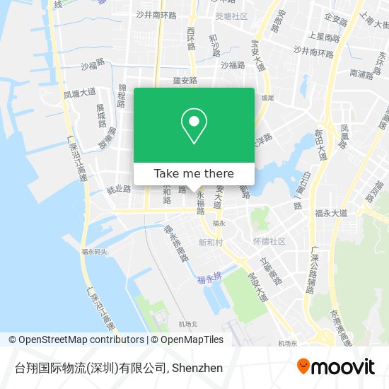 How To Get To 台翔国际物流 深圳 有限公司in 福永镇by Bus Or Metro