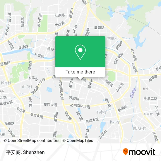 平安阁 map
