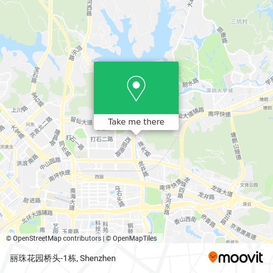 丽珠花园桥头-1栋 map