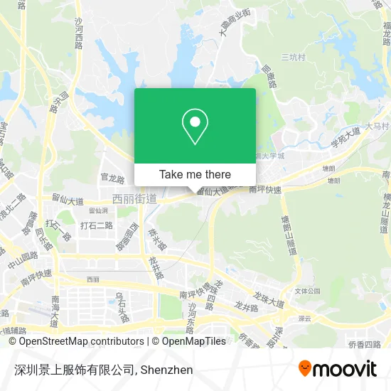 深圳景上服饰有限公司 map