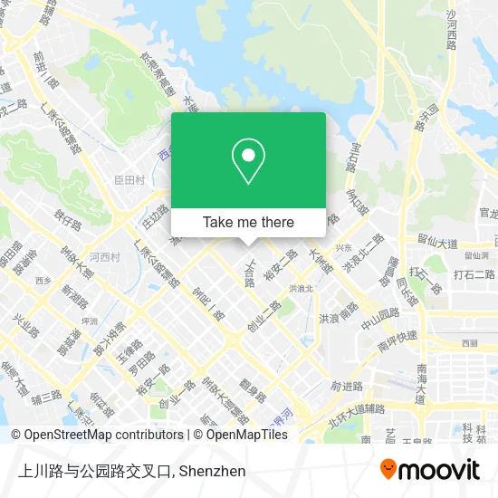 上川路与公园路交叉口 map