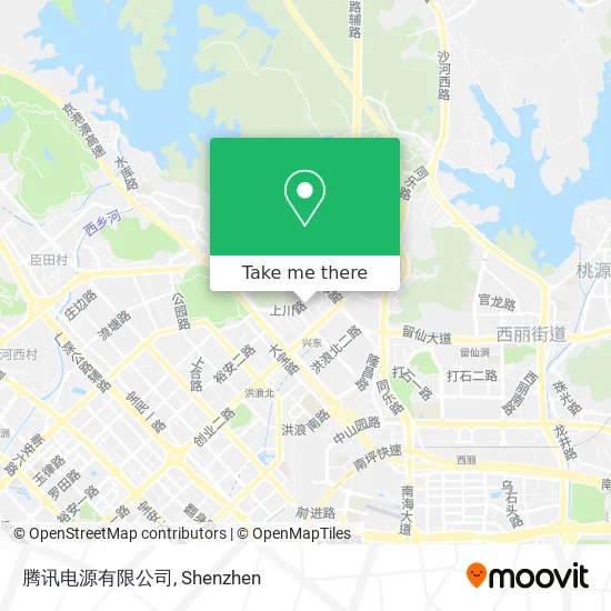 腾讯电源有限公司 map