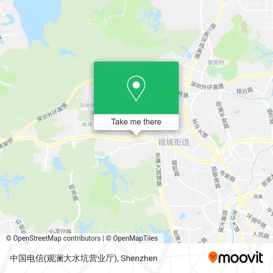 中国电信(观澜大水坑营业厅) map