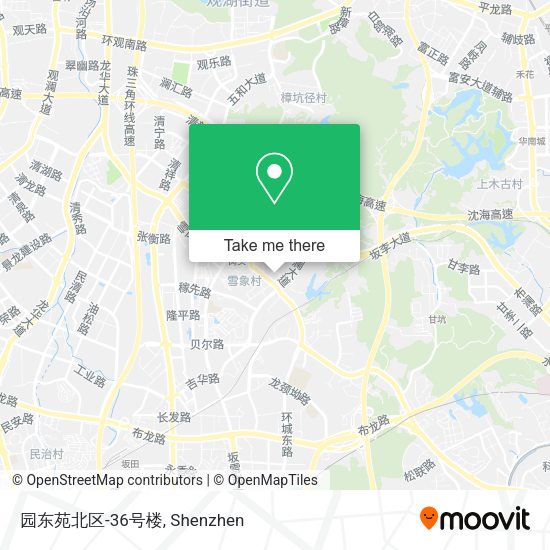园东苑北区-36号楼 map