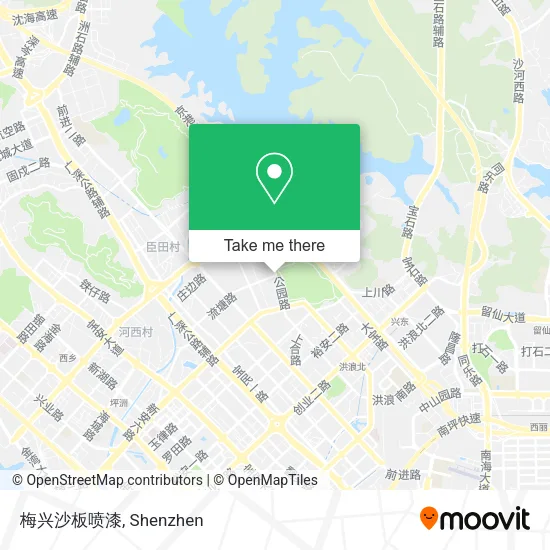 梅兴沙板喷漆 map