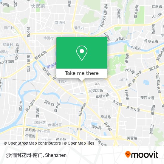沙浦围花园-南门 map