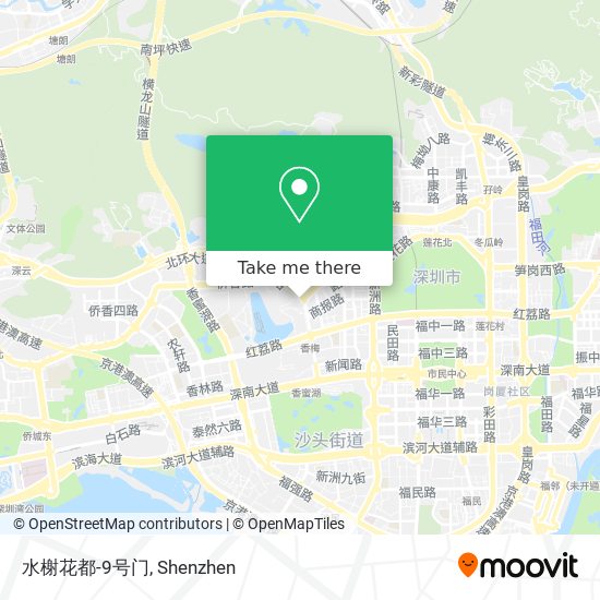 水榭花都-9号门 map