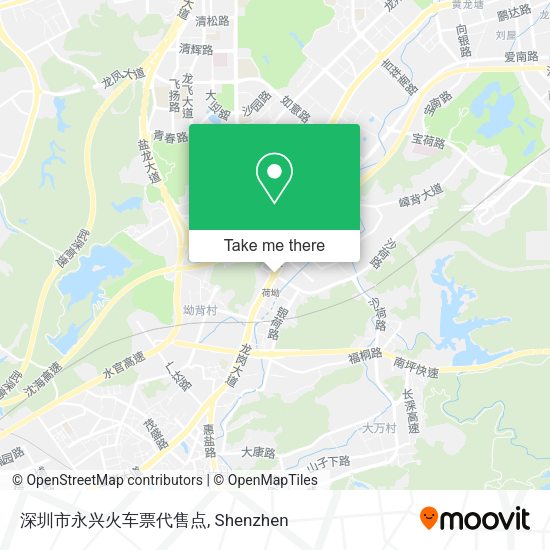 深圳市永兴火车票代售点 map