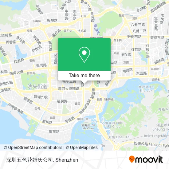 深圳五色花婚庆公司 map