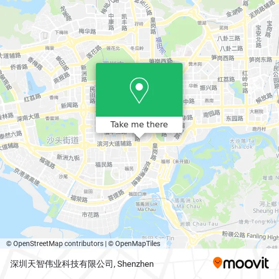 深圳天智伟业科技有限公司 map