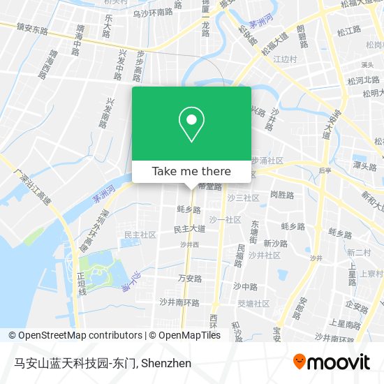 马安山蓝天科技园-东门 map