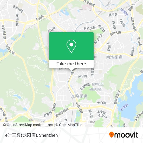 e时三客(龙园店) map