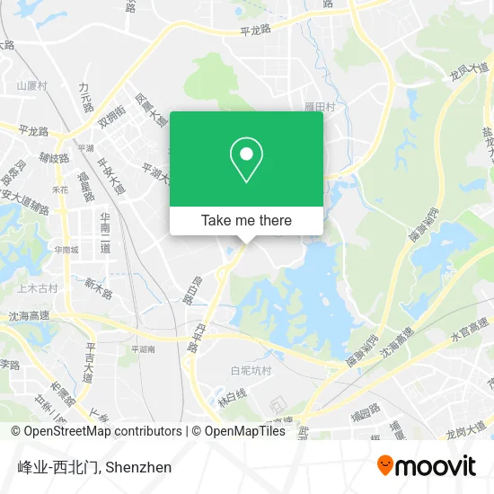 峰业-西北门 map