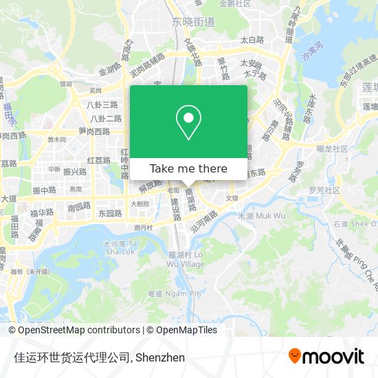 佳运环世货运代理公司 map