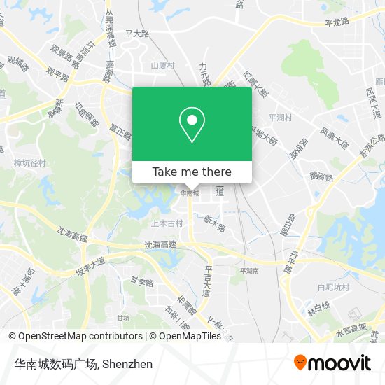 华南城数码广场 map