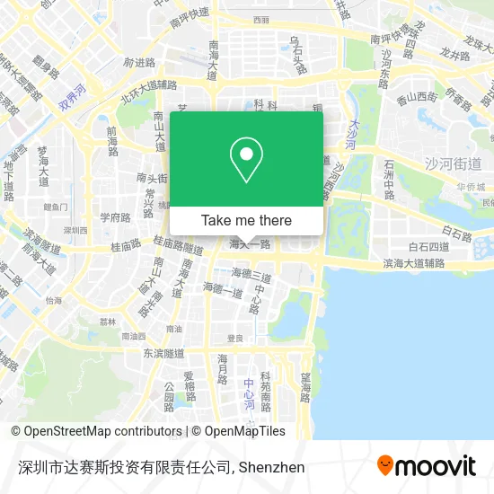 深圳市达赛斯投资有限责任公司 map