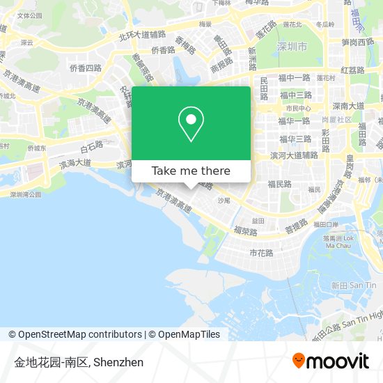 金地花园-南区 map