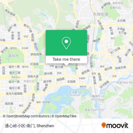 通心岭小区-南门 map