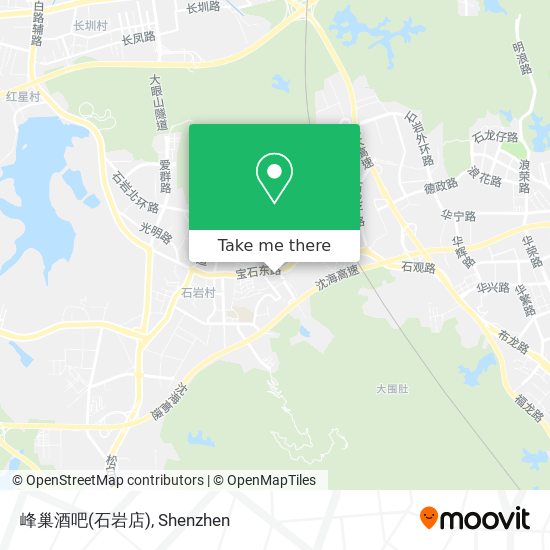 峰巢酒吧(石岩店) map