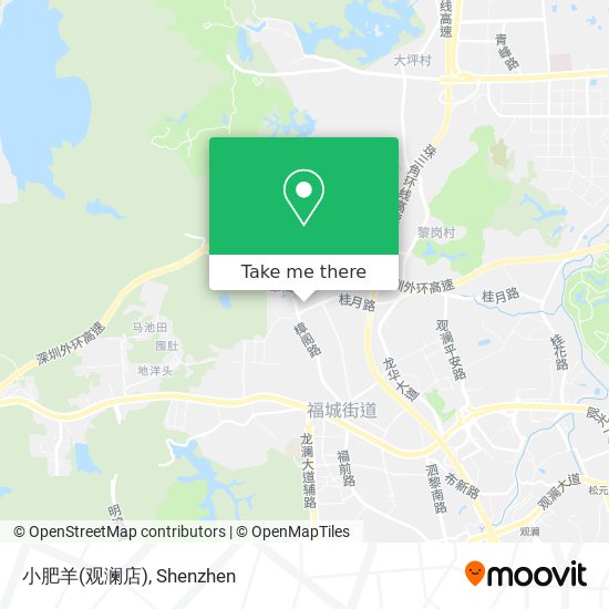 小肥羊(观澜店) map