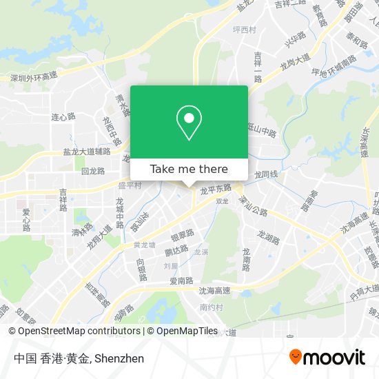 中国 香港·黄金 map