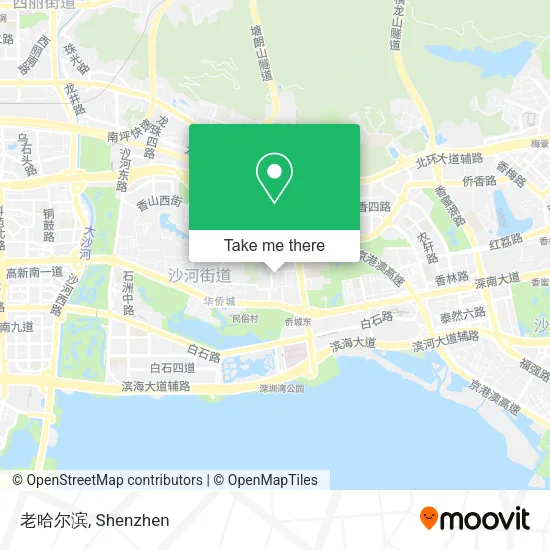 老哈尔滨 map