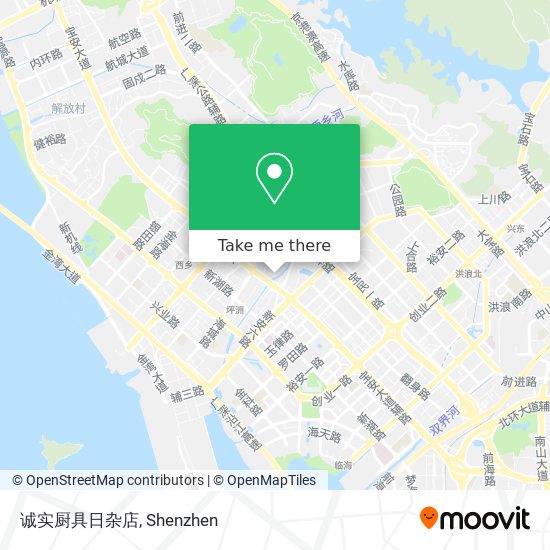 诚实厨具日杂店 map