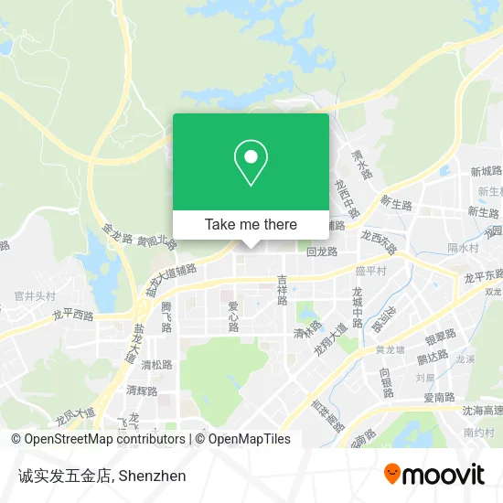 诚实发五金店 map