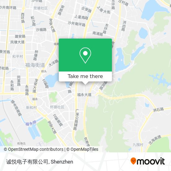 诚悦电子有限公司 map