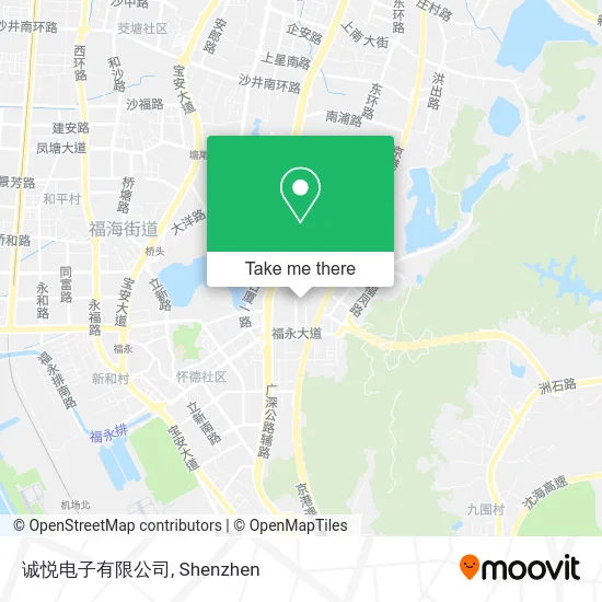 诚悦电子有限公司 map