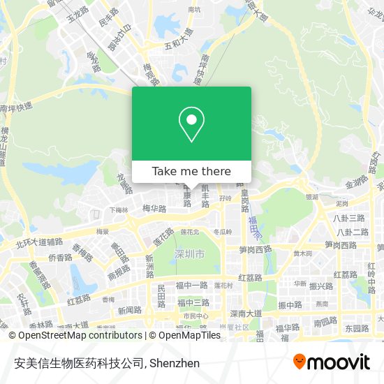 安美信生物医药科技公司 map