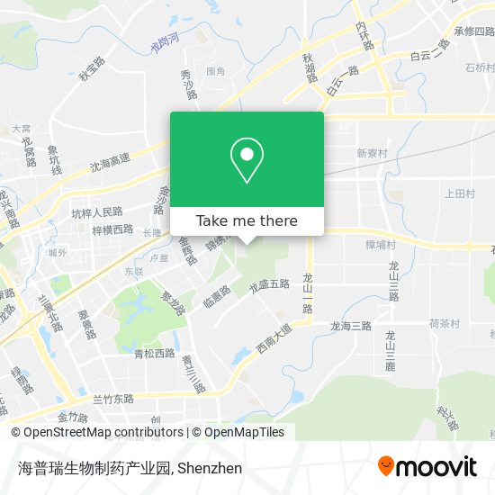海普瑞生物制药产业园 map