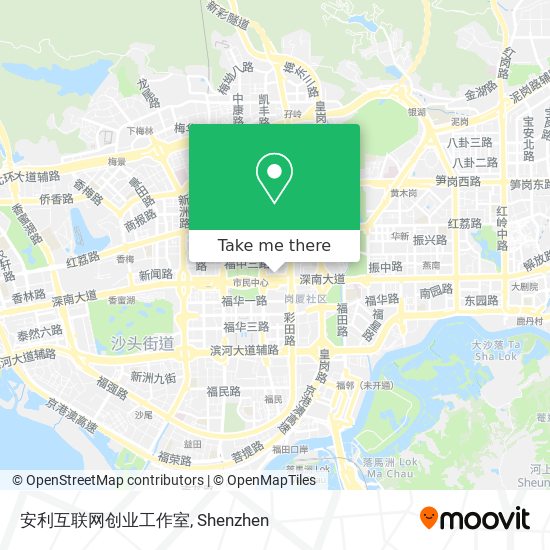 安利互联网创业工作室 map
