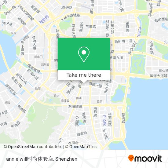 annie will时尚体验店 map