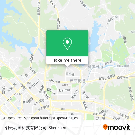 创云动画科技有限公司 map